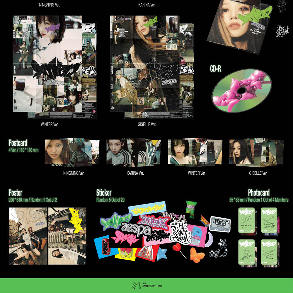 Aespa - Mini Album thứ 3 [My World] _ Phiên bản Poster