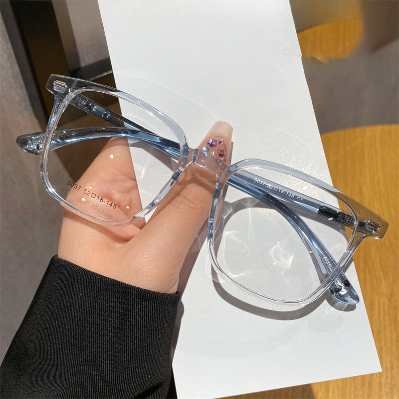 Kính cận thị thời trang -0.5 -1.0 -1.5 -2.0 -2.5 -3.0 -3.5 -4.0 -4.5 -5.0 -5.5 -6.0 độ dành cho nam và nữ với tròng kính có thể tháo rời kính chống ánh sáng xanh 1702