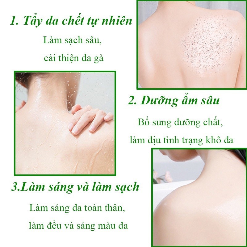 Tẩy tế bào chết body toàn thân tắm trắng toàn thân kem body trắng làm trắng dưỡng thu nhỏ lỗ chân lông | BigBuy360 - bigbuy360.vn