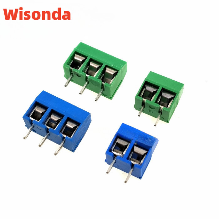 30 Cái / lốc KF301-2P KF301-3P KF301-5.0-3P Vít 3Pin 5.0mm Chân Thẳng PCB Vít Thiết Bị Đầu Cuối Khối