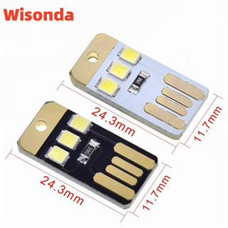 Mini siêu mỏng di động usb nhỏ đèn usb đèn led usb đèn cắm trại đèn ngủ cho bé