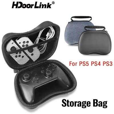 Hdoorlink PS5 Bộ Điều Khiển Túi Bảo Quản EVA Vỏ Cứng Switch Pro Bộ Điều Khiển Trò Chơi Cho PS3 PS4 PS5
