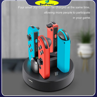 Bộ điều khiển trò chơi đa chức năng BouPower Đế sạc Led Tương thích cho Nintendo Switch Joy-con