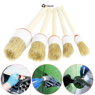Yibar Rửa Tự Động Chăm Sóc Nội Thất Lông Mềm Bàn Chải Ô Tô Tự Động Chi Tiết Gỗ Tay Cầm Dụng Cụ Mới