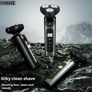 SHIHE Máy cạo râu điện Máy cạo râu nam đa năng 4 trong 1 có thể giặt được