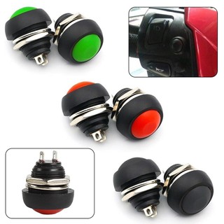 [Knwwh] Công tắc nút nhấn tạm thời chống nước 12mm Công tắc đèn đi qua lái xe Mini