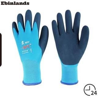  Găng tay lao động bằng cao su hoàn toàn chống nước chống lạnh -30°