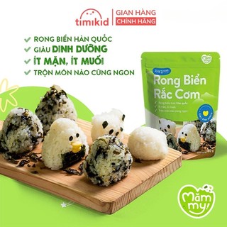 Rong biển rắc cơm, cuốn cơm Mămmy ít mặn, không tanh, tăng hương vị cho bé, phù hợp cho bé 6 tháng tuổi