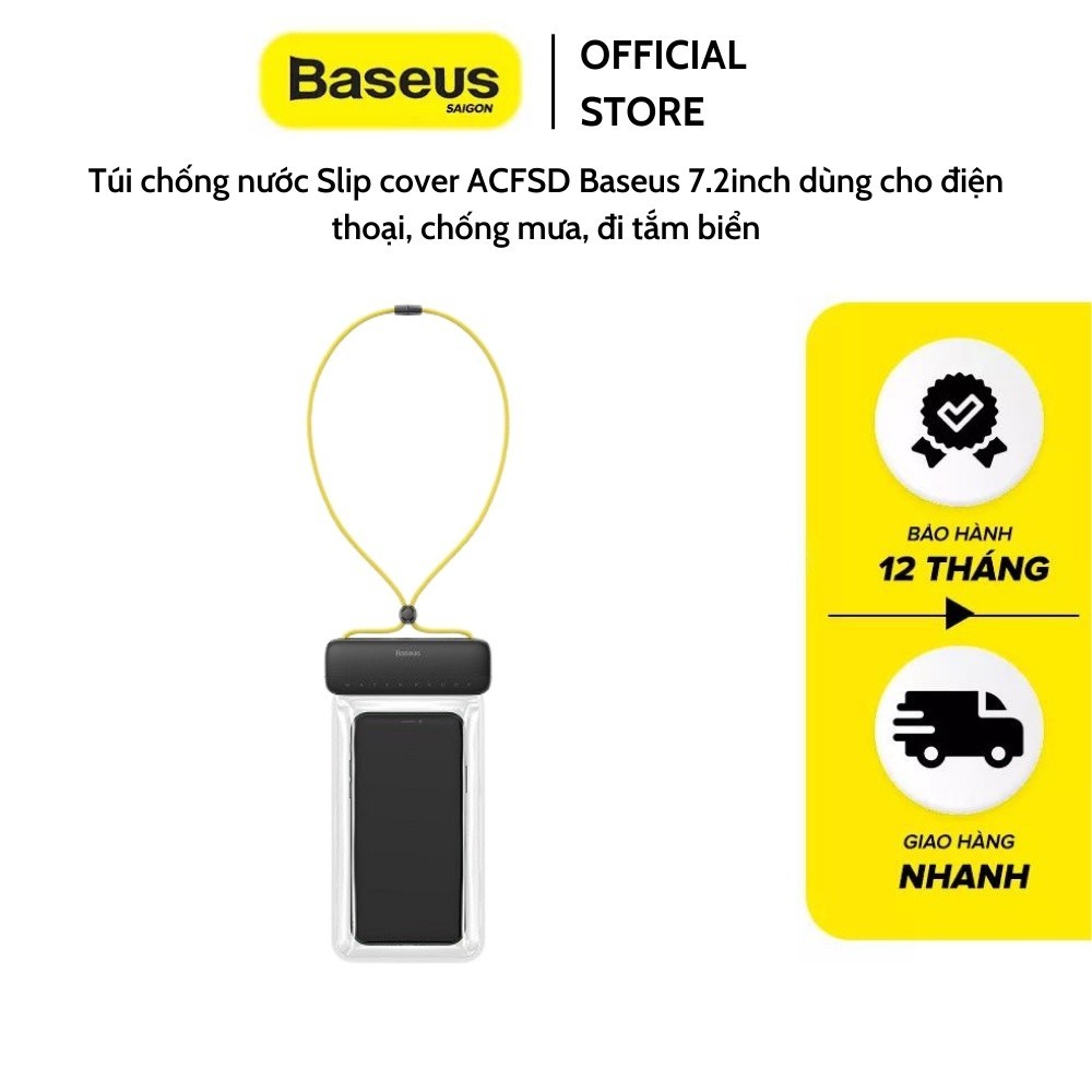 Túi chống nước dùng cho điện thoại Baseus ACFSD let''s go slip cover waterproof bag