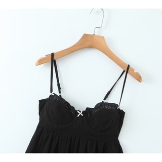 Đầm ren cạp cao thời trang Qunz 9545