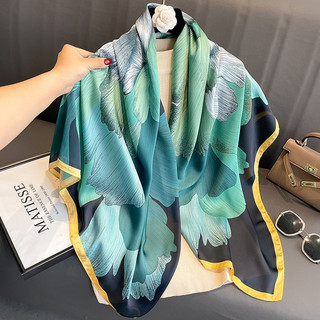Mz thương hiệu 110x110 khăn vuông lớn nữ tính khí in hình khăn lụa thời trang trang trang trí khăn choàng khăn choàng