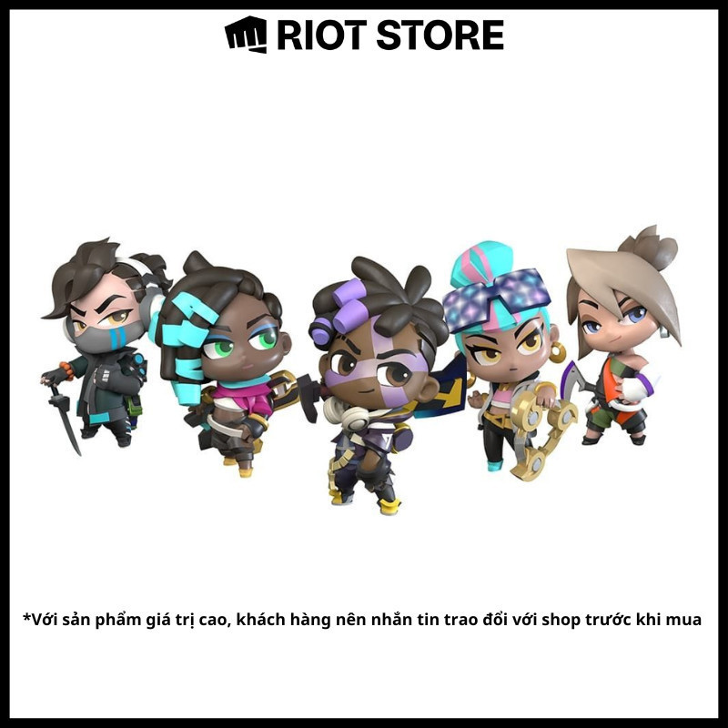 Mô hình LMHT Set True Damage - TRUE DAMAGE TEAM MINI [Yasuo, Akali, Ekko, Senna, Qiyana]