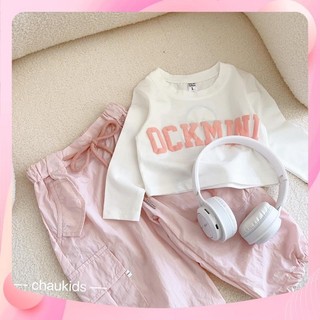 Xả Set áo mini quần jogger cho bé gái