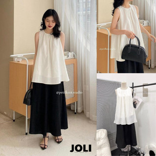 Set áo tơ 𝐋𝐚𝐧𝐢 𝐓𝐨𝐩 chân váy dài hàng thiết kế cho chị em hè du lịch đi chơi.