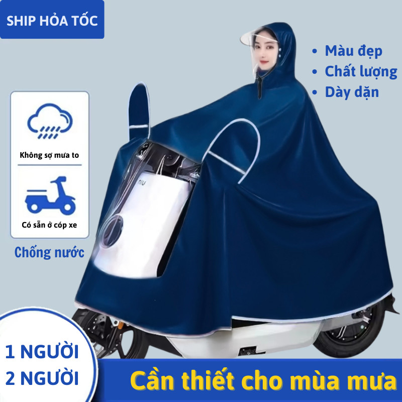 8XL Áo Mưa Đi Xe Máy Joful Home Chất Vải Mềm Chống Thấm Nước Bảo Vệ Cơ Thể Trước Thời Tiết Xấu Nhiều