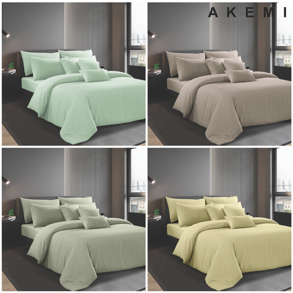 Bộ ga và Vỏ gối Akemi Tencel Touch Clarity Dallon, gồm 5 món (King/Queen)