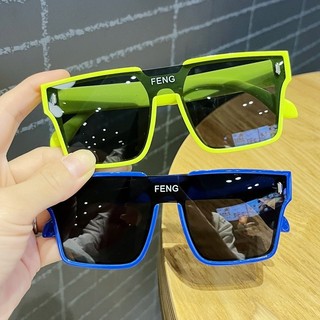 Kính Mát Trẻ Em Hợp Thời Trang Bé Trai Bé Gái Thời Trang Dạo Phố Chụp Kính Khung Lớn Phối Hợp Cho Bé Độ Nét Cao Chống-