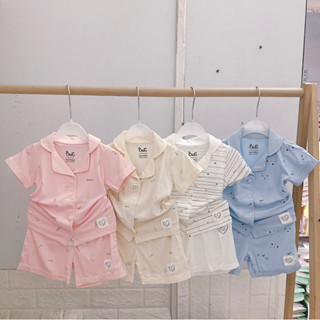  Bộ pijama cộc tay Baru chất bamboo cho bé 