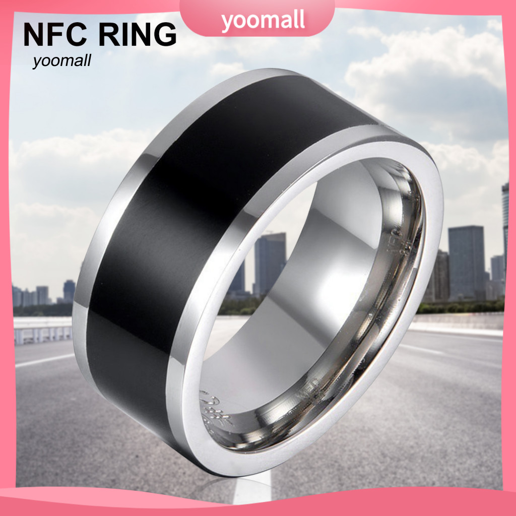 Yo / Vòng Chip NFC tiện lợi cho gia đình Nhẫn NFC kim loại đáng tin cậy Thời trang