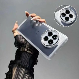 Ốp Điện Thoại Trong Suốt Cho Oneplus 13R 12R 11R One Plus ACE 5 Pro Nord 4 Phim Bảo Vệ Ống Kính Mềm Vỏ Chống Sốc