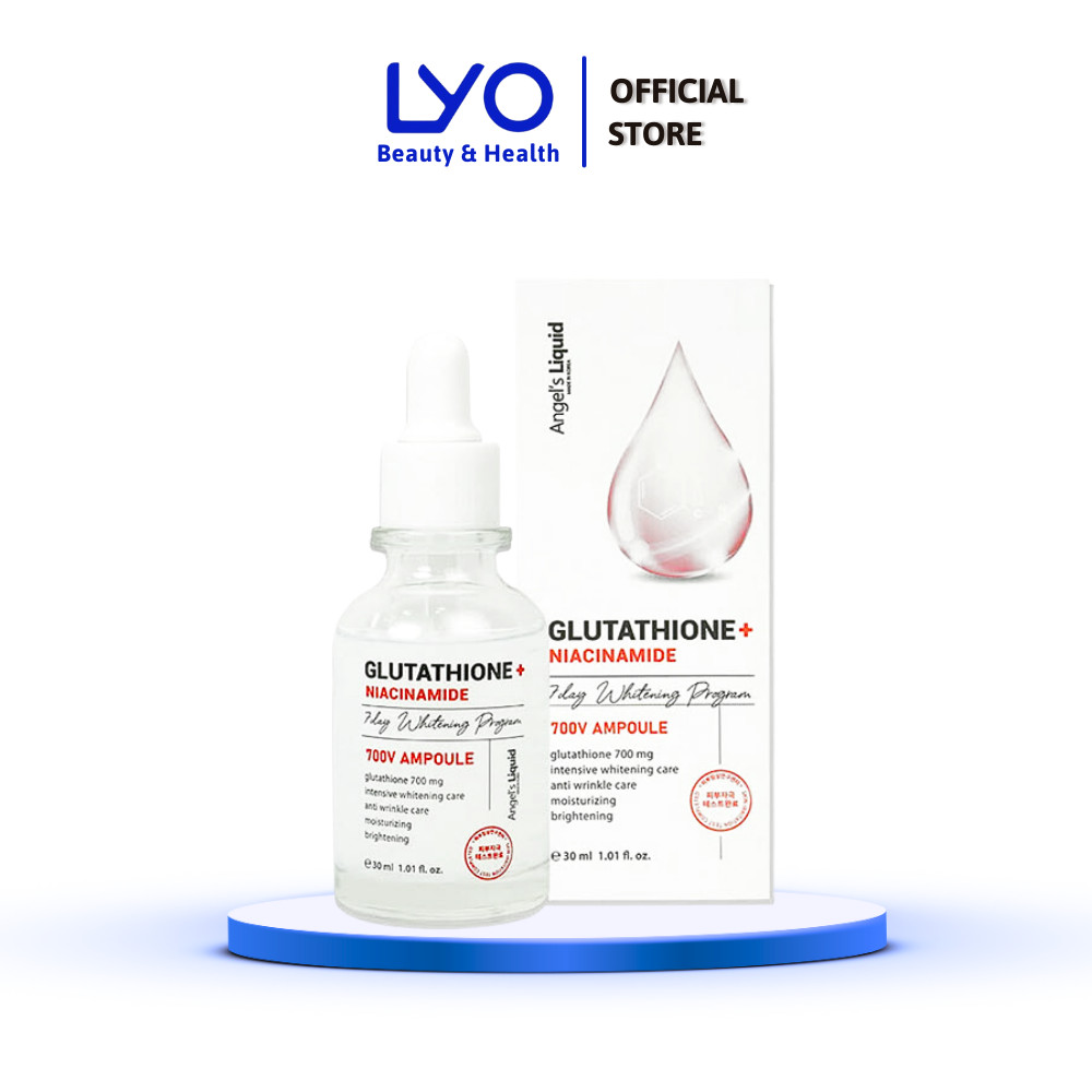 Serum Angel's Liquid dưỡng trắng da Glutathione + Niacinamide 7day Whitening Program Glutathione 700