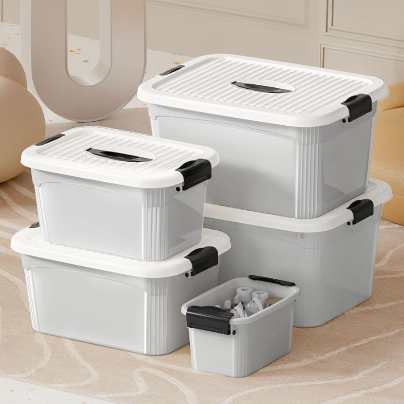 Hộp Nhựa Đựng Đồ Enoda Home Có Nắp Chống Bụi, Thùng Nhựa Chứa Đồ Nắp Cài Chắc Chắn Q100 | BigBuy360 - bigbuy360.vn