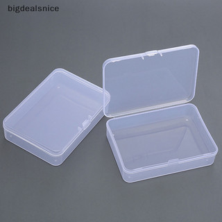 Bigdealsnice 2 CÁI Thẻ trò chơi Hộp trong suốt Hộp đựng đồ trang sức Hộp đựng bảng trò chơi Hộp nhựa trong suốt ZBN