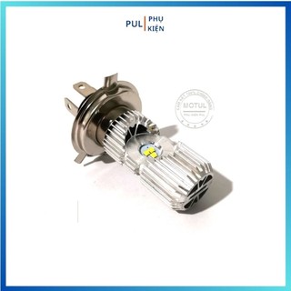 Đèn pha xe máy H4 6 tim ánh sáng trắng