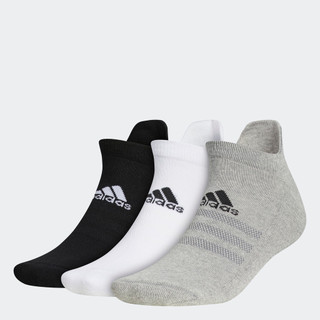 adidas Đánh gôn Bộ 3 đôi tất cổ chân Nam Xám GJ7332