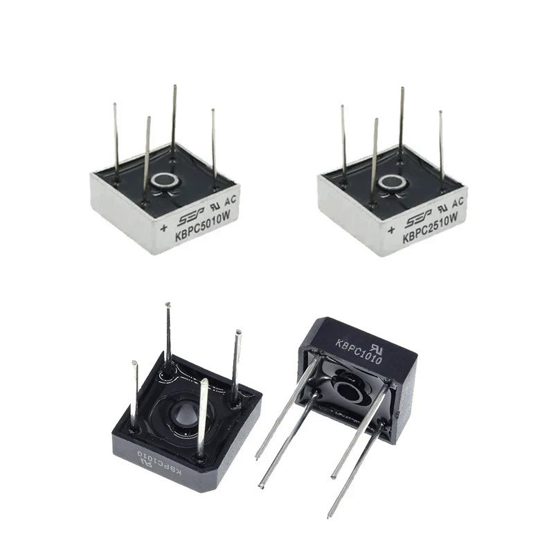 2 chiếc KBPC1010 KBPC610 KBPC3510W KBPC5010W KBPC1510 KBPC2510 KBPC3510 KBPC5010 KBPC5010 Cầu Diode