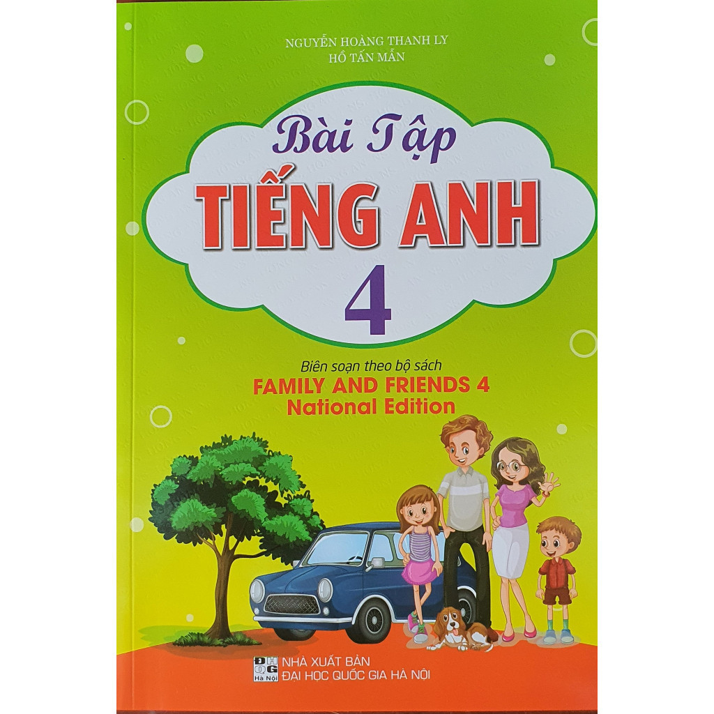 Sách - Bài Tập Tiếng Anh 4 (Biên Soạn Theo Bộ Sách Family And Friends 4 National Edition - 2023) HA