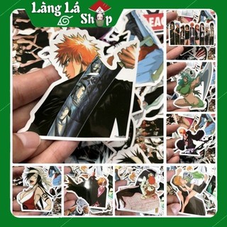 Miếng dán Sticker anime Bleach ( Sứ giả thần chết) trọn bộ 50 hình - In rõ ràng sắc nét khó tróc