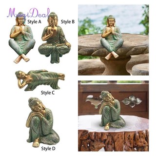 Tượng Phật MagiDeal Tượng Phật, Nhựa, Phật Trang Trí Vintage Ngoài Trời