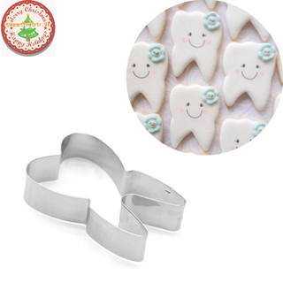 Trtr hình răng dễ thương bánh quy bánh quy thủ công khuôn cắt cookie trang trí bánh fondant cắt dụng cụ trang trí bánh dụng cụ trang trí vn