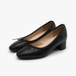[SAPPUN] Retive Giày cao gót Pump Dải băng Basic  (4phân/4cm)