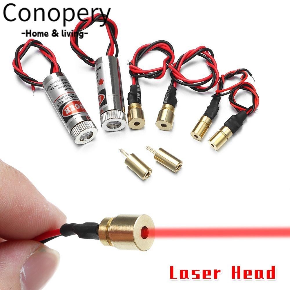 Conopery Point / Line Laser 650nm 5mW Đầu mô-đun đầu Diode Laser có thể điều chỉnh Laser