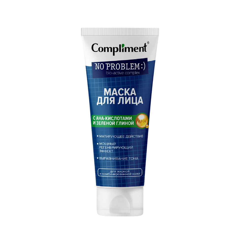 Ảnh 6 của Mặt nạ đất sét Compliment No Problem Face Mask detox da, làm sáng, kiềm dầu, se khít lỗ chân lông