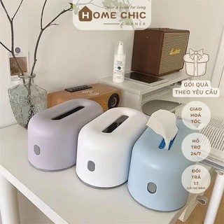 Hộp đựng khăn giấy để bàn Tissue Box phong cách hiện đại tối giản | HOME CHIC CORNER
