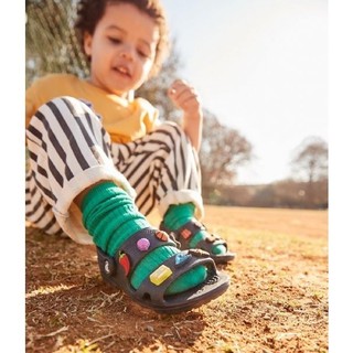 Sandal classic cho bé gái bé trai hàng xuất khẩu tặng kèm sticker charm, xăng đan trẻ em cao cấp chống trượt