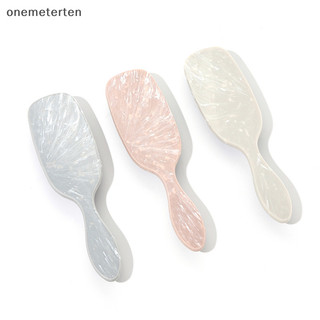 Rten 1PC Họa Tiết Đá Cẩm Thạch Đệm Không Khí Lược Chải Tóc Mịn Chống Dính Da Đầu Massage Làm Tóc Lược Cắt Tóc Phụ Kiện n