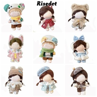 Bộ đồ váy búp bê, Quần áo Mini nhiều màu 20CM, Phụ kiện búp bê quà tặng Trang phục thay thế Trò chơi thay quần áo Búp bê Mũ nón Bộ váy búp bê nhồi bông