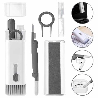 7In1 Multifunctional Keyboard Cleaner Keyboard Cleaning Kit Computer Cleaning Kit Screen Cleaner Kit Earphone Cleaner
