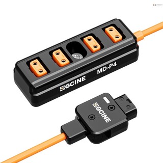 Bộ nguồn zgcine v-mount xoay d-tap nam v-mount pin d-tap sang d-tap power hub nữ power 4 d-tap splitter cable 180° md-p4 sellwell1