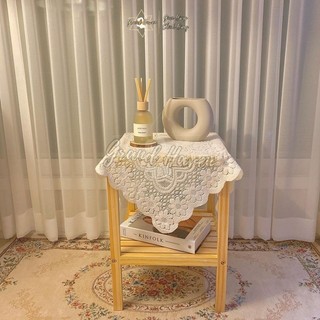 Khăn trải bàn phối ren  Grand Haven  nhiều kích cỡ lựa chọn cho bàn chữ nhật bàn tròn bàn vuông