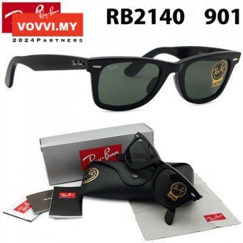 R RAY-BAN Wayfarer Kính phân cực nam chính hãng Rb2140 901 / 58 Ixal Jif6