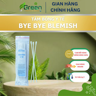 BYE BYE BLEMISH - Tăm Bông Y Tế Dùng Chấm Mụn, Rửa Vết Thương (20 Que/ Gói)