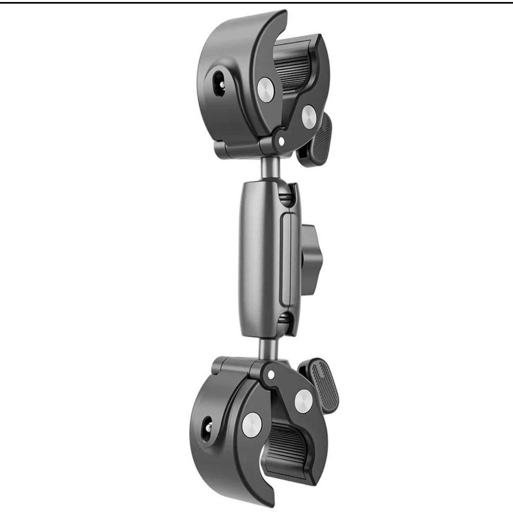kẹp telesin 2 đầu gắn action lên xe phụ kiện máy quay camera gopro