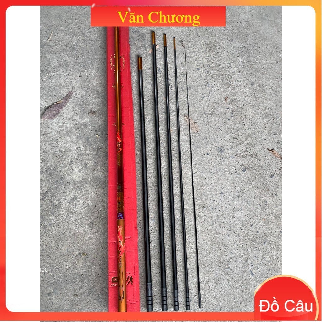 cần câu đơn GW KING hộp đỏ 5h ( hàng chính hãng ) - Văn Chương Đồ Câu