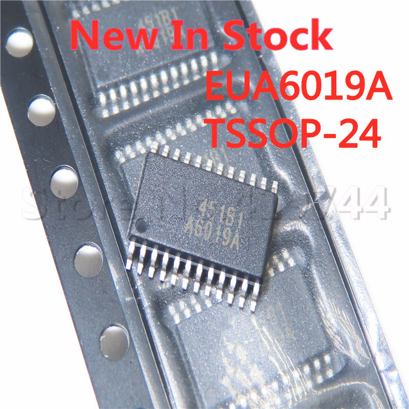 5 Cái / lô EUA6019 A6019 TSSOP-24 Âm Thanh SMD 3W Stereo Kênh Kép Bộ Điều Khiển Âm Lượng DC Còn Hàng