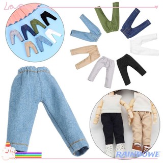 Quần jean denim nhiều màu tùy chọn chất lượng cao cho búp bê tỉ lệ 1/11 1/12

